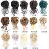 Messy Curly Fluffy Hair Bun Clip in Ponytail Hair Extensions