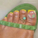 Acrylic Press Toe Nails