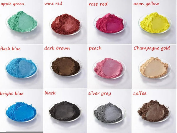 500g/Bag Multicolour Pearl Mica Powder Pigment Light Purple Pearlescent Pigment for Cosmetic Making.