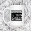 Funny Sarcastic Coffee Mug – Introvert Humor Gift | Office Humor Cup, Dishwasher Safe