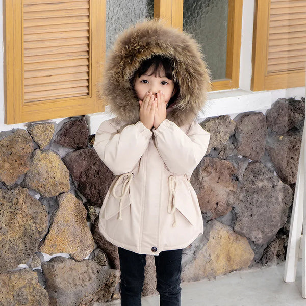 Fur Collar Jackets for Girls