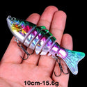 10cm 15.6g Sinking Wobblers 7 Segments