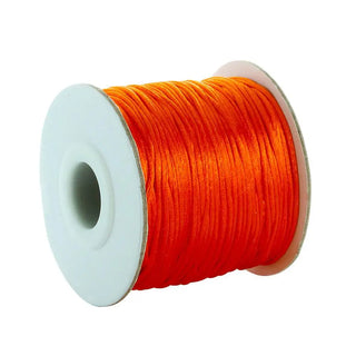 Buy orange 80yards Jewelri Make Nylon Cord Satin Cord Satin Thread Macrame Cord Beading Thread Cord Jewelri Kumihimo Rattail Cord Wholesale