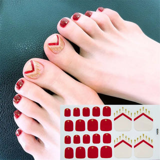 Buy h006 22Tips/Sheet Toenail Sticker