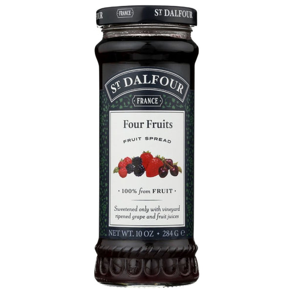 ST DALFOUR: Four Fruits Fruit Spread, 10 oz