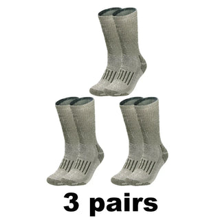 Buy green-3pairs Thick Thermal Socks