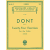 24 Exercises, Op 37: Schirmer Library of Classics Volume 328 Violin Method - Paperback