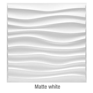 Buy d-matte-white 30x30cm  Non-Self-Adhesive 3D Wall Sticker