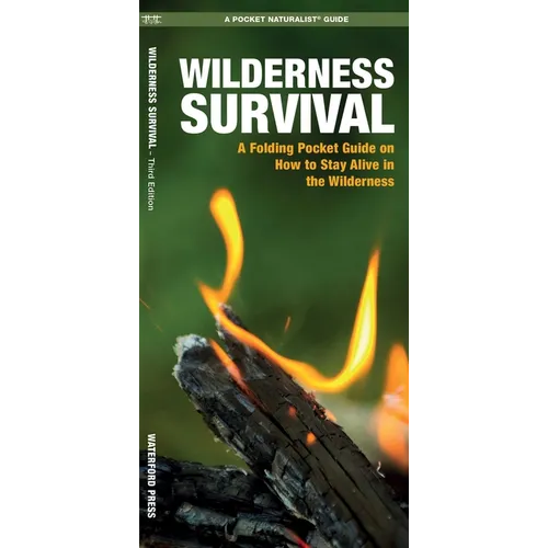 Wilderness Survival, 3rd Ed: A Folding Pocket Guide on How to Stay Alive in the Wilderness - Paperback