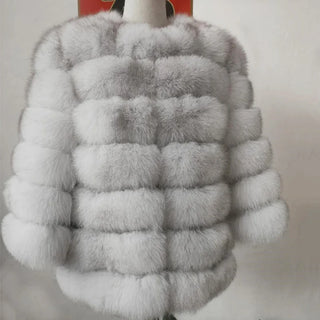 Buy white Fur Style Coat