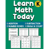 Learn Math Today: Addition and Subtraction Workbook For Kindergarten - Number Bonds Workbook - Paperback