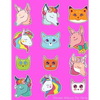 Sticker Album For Girls: 100 Plus Pages For PERMANENT Sticker Collection, Activity Book For Girls - 8.5 by 11 - Paperback