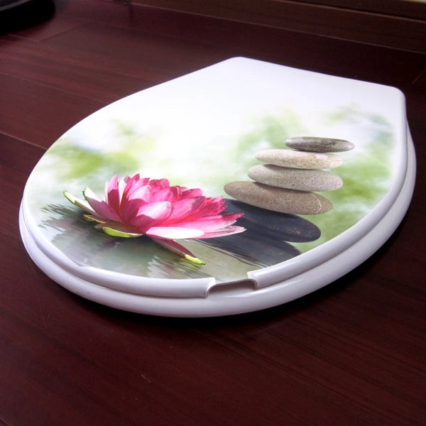 Lotus Toilet Lid Cover