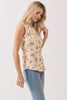 Floral Ribbed Tank Top