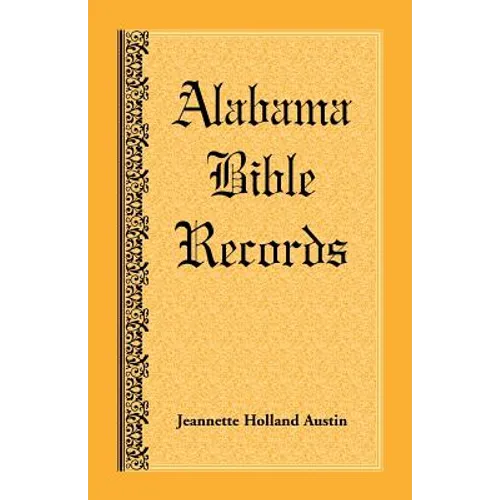 Alabama Bible Records - Paperback