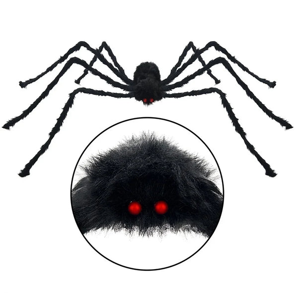 Giant Black Plush Spider