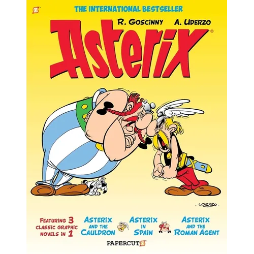 Asterix Omnibus Vol. 5: Collecting Asterix and the Cauldron, Asterix in Spain, and Asterix and the Roman Agent - Paperback