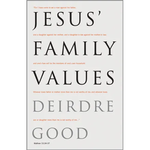 Jesus' Family Values - Paperback