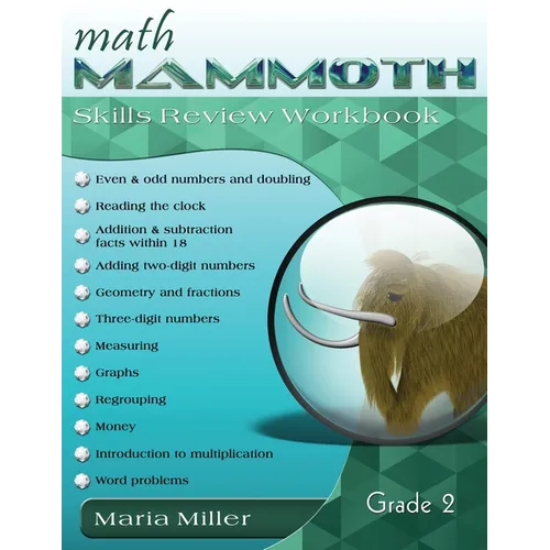 Math Mammoth Grade 2 Skills Review Workbook - Paperback