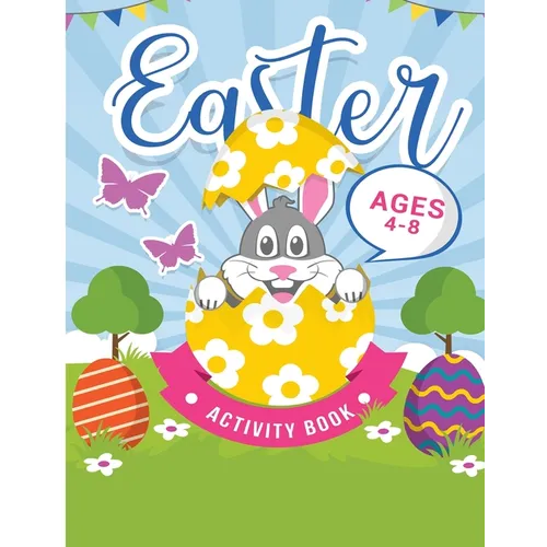 easter activity book: for kids age 4-8 year old - Paperback