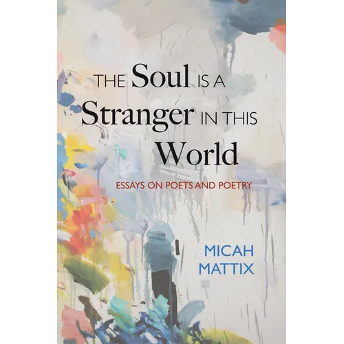 The Soul Is a Stranger in This World: Essays on Poets and Poetry - Hardcover