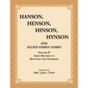 Hanson, Henson, Hinson, Hynson, and Allied Family Names, Volume 4: Early Records of Kentucky and Tennessee - Paperback