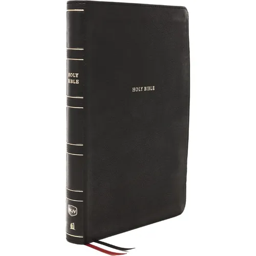 Nkjv, Thinline Reference Bible, Leathersoft, Black, Red Letter Edition, Comfort Print: Holy Bible, New King James Version - Imitation Leather