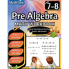 Pre Algebra Workbook 7th and 8th Grade: Pre Algebra Workbook Grade 7-8, Order of Operations, Equations One-Side and Two Side, Solving Inequalities and - Paperback