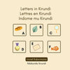 Letters in Kirundi - Lettres en Kirundi - Indome mu Kirundi - Paperback