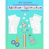 Math Workbook for Preschool and Kindergarten Addition & Subtraction Activities: Fun cut & paste activities for pre-k & elementary kids Numbers 1-10 Co - Paperback