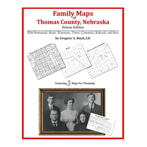 Family Maps of Thomas County, Nebraska - Paperback