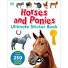 Ultimate Sticker Book: Horses and Ponies: More Than 250 Reusable Stickers - Paperback