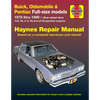 Buick, Oldsmobile & Pontiac Full-Size 1970-90 - Paperback