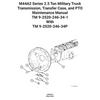 M44A2 Series 2.5 Ton Military Truck Transmission, Transfer Case, and PTO Maintenance Manual TM 9-2520-246-34-1 With TM 9-2520-246-34P - Paperback