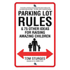 Parking Lot Rules & 75 Other Ideas for Raising Amazing Children - Paperback