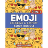 Emoji Coloring & Activity Book Bundle: 3-in-1 250+ Pages of Pure Fun and Creativity: Drawing Guides, Coloring Pages & Activity Pages - Paperback