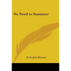 No Need to Stammer - Paperback