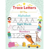 Trace Letters Of The Alphabet and Sight Words and Numbers: alphabet and numbers trace the letters with sight words, handwriting Practice workbook for - Paperback