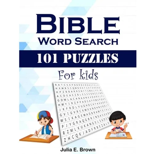 Bible Word Search 101 Puzzles For Kids: Large Print Word Search Books, Exercise Your Brain, Workouts for Kids and Adults - Paperback