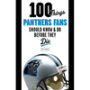 100 Things Panthers Fans Should Know & Do Before They Die - Paperback