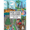 New York in Pictures - an illustrated tour of NYC & facts about its famous sites: Learn about the Big Apple while looking at colorful engaging artwork - Hardcover