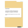 Assessment of Waste Management Strategies in Nigerian Universities: Assessment of Waste Management in the University of Calaber Nigeria - Paperback