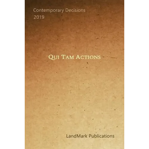 Qui Tam Actions - Paperback