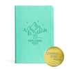 CSB Explorer Bible for Kids, Light Teal Mountains Leathertouch: Placing God's Word in the Middle of God's World - Imitation Leather