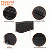 75 Gallon Heavy-Duty Outdoor Deck Box – Waterproof Patio Storage Box with Hinged Lid, Lockable & Easy Assembly