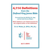 4,114 Definitions from the Defined King James Bible - Paperback