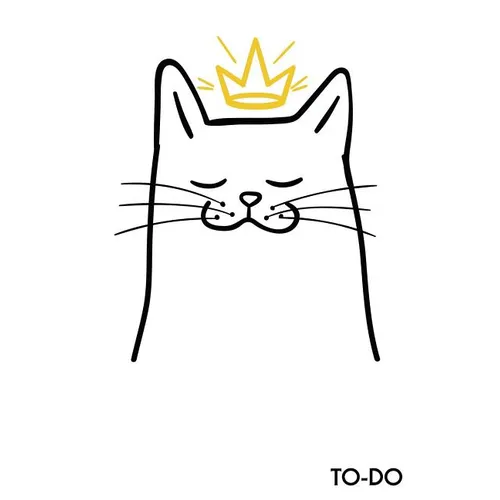 To Do: To-Do Lists with Checkboxes - Cute Cat - Paperback