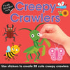 First Sticker Art: Creepy Crawlers: Use Stickers to Create 20 Cute Creepy Crawlers - Paperback