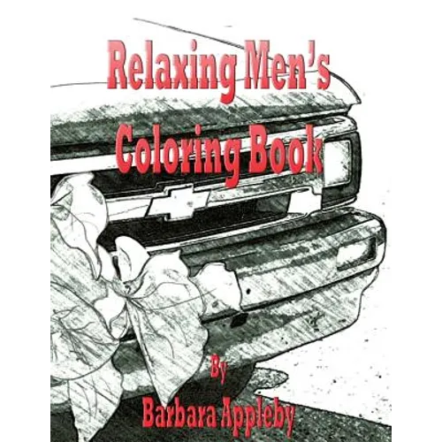 Relaxing Men's Coloring Book - Paperback