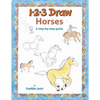 123 Draw Horses: A step by step drawing guide - Paperback